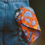 Women's Silk Scarf Fish Temple FOTO FABRIQUE