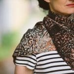 Foto Fabrique Pink & Black Silk Scarf