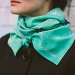 Village Dog 100% Silk Scarf