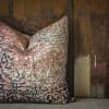 b&pink.cushion.forrest Pink & Black 100% Linen Cushion Cover