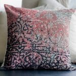 Pink & Black 100% Linen Cushion Cover