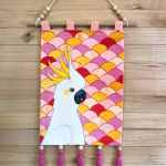 14DAD9D4-F9D3-40CE-B366-7D6371CA0520 Australian Art La Cocky Wall Hanging