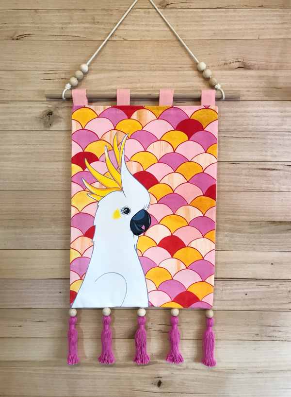 Australian Art La Cocky Wall Hanging