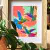 3478E1D6-14D0-4A05-9CB2-C23C893C94C5 Australian Art Electric Hummingbird Gold Leaf Edition