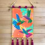 Australian Art Electric Hummingbird Wall Hanging