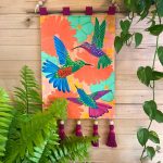 Australian Art Electric Hummingbird Wall Hanging by Hola by Isabel online including Australiana and iconic artists prints,