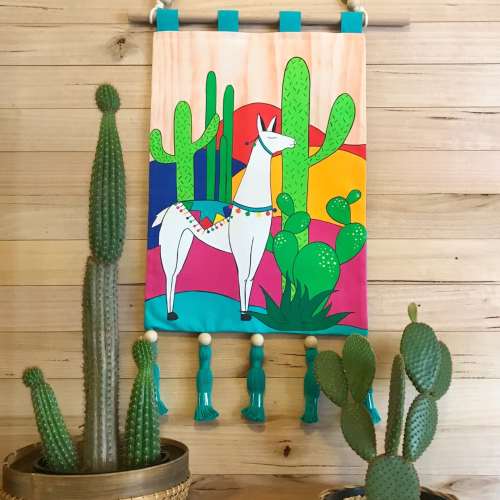 Australian Art Lola lal lama Wall Hanging by Isabel online including Australiana and iconic artists prints Australian Art Lola lal lama Wall Hanging by Isabel online including Australiana and iconic artists prints