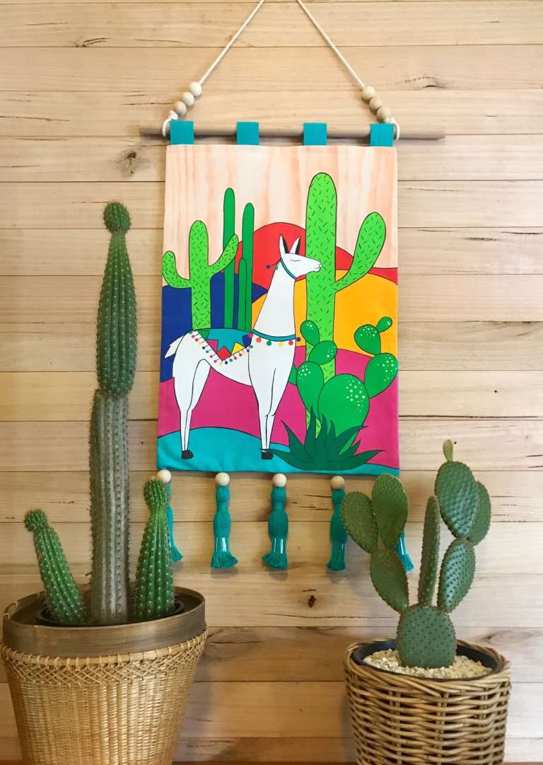 Australian Art Lola lal lama Wall Hanging by Isabel online including Australiana and iconic artists prints Australian Art Lola lal lama Wall Hanging by Isabel online including Australiana and iconic artists prints