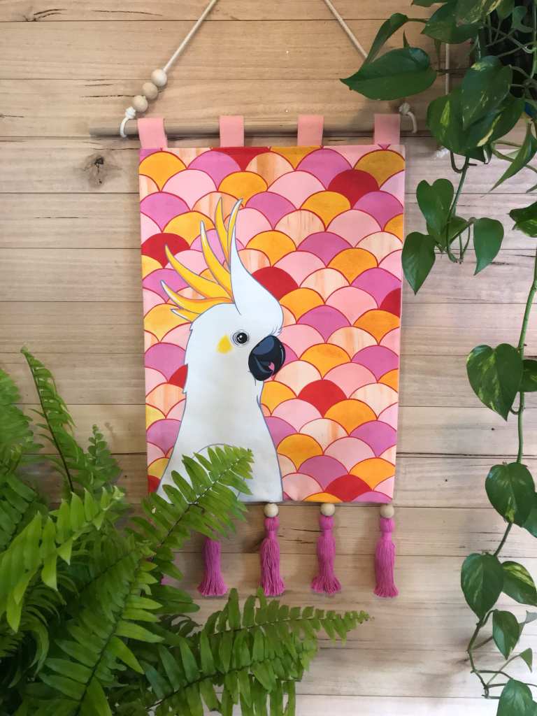 Australian Art La Cocky Wall Hanging and iconic artists prints, made locally in Melbourne Australia Australian Art La Cocky Wall Hanging and iconic artists prints, made locally in Melbourne Australia