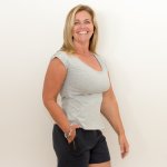 Women's Bettina Short Sleeve T-shirt by BJs PJs Loungewear