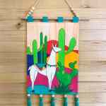 C7481245-FC67-400C-8BD9-B40DB45E2185 Australian Art Lola lal lama Wall Hanging
