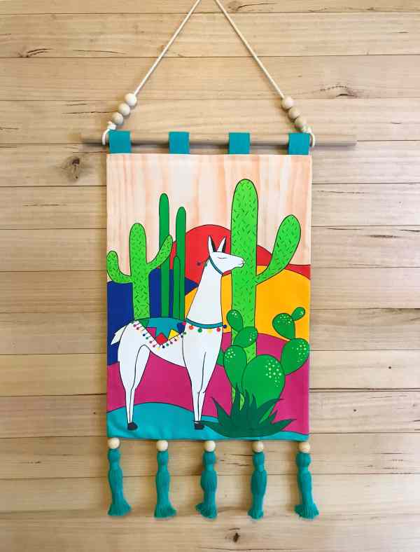 Australian Art Lola lal lama Wall Hanging