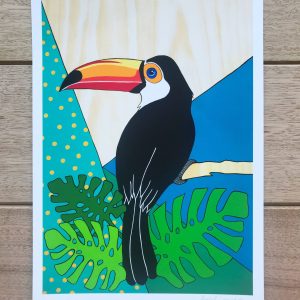 Australian Art Toucan Print Artist Hola by Isabel online Australiana print