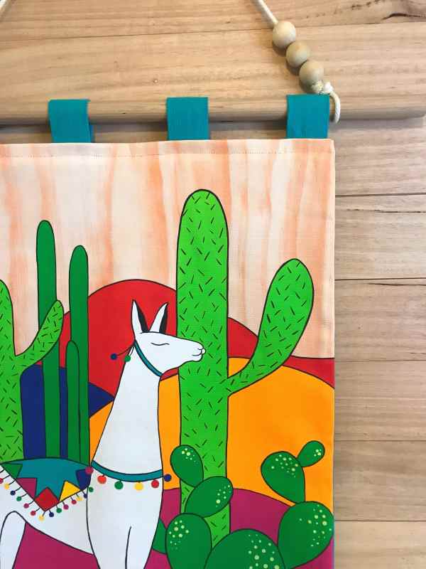 Australian Art Lola lal lama Wall Hanging