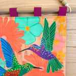 Australian Art Electric Hummingbird Wall Hanging