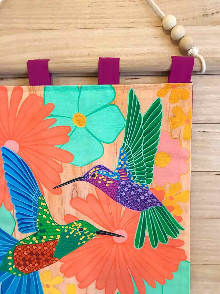 Australian Art Electric Hummingbird Wall Hanging