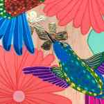 Australian Art Electric Hummingbird Gold Leaf Edition