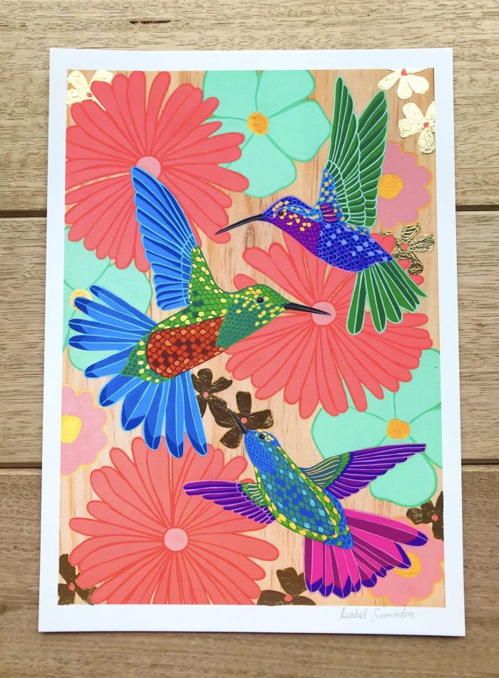 Australian Art Electric Hummingbird Gold Leaf Edition online including Australiana and iconic artists prints, made locally in Melbourne Australia Australian Art Electric Hummingbird Gold Leaf Edition online including Australiana and iconic artists prints, made locally in Melbourne Australia