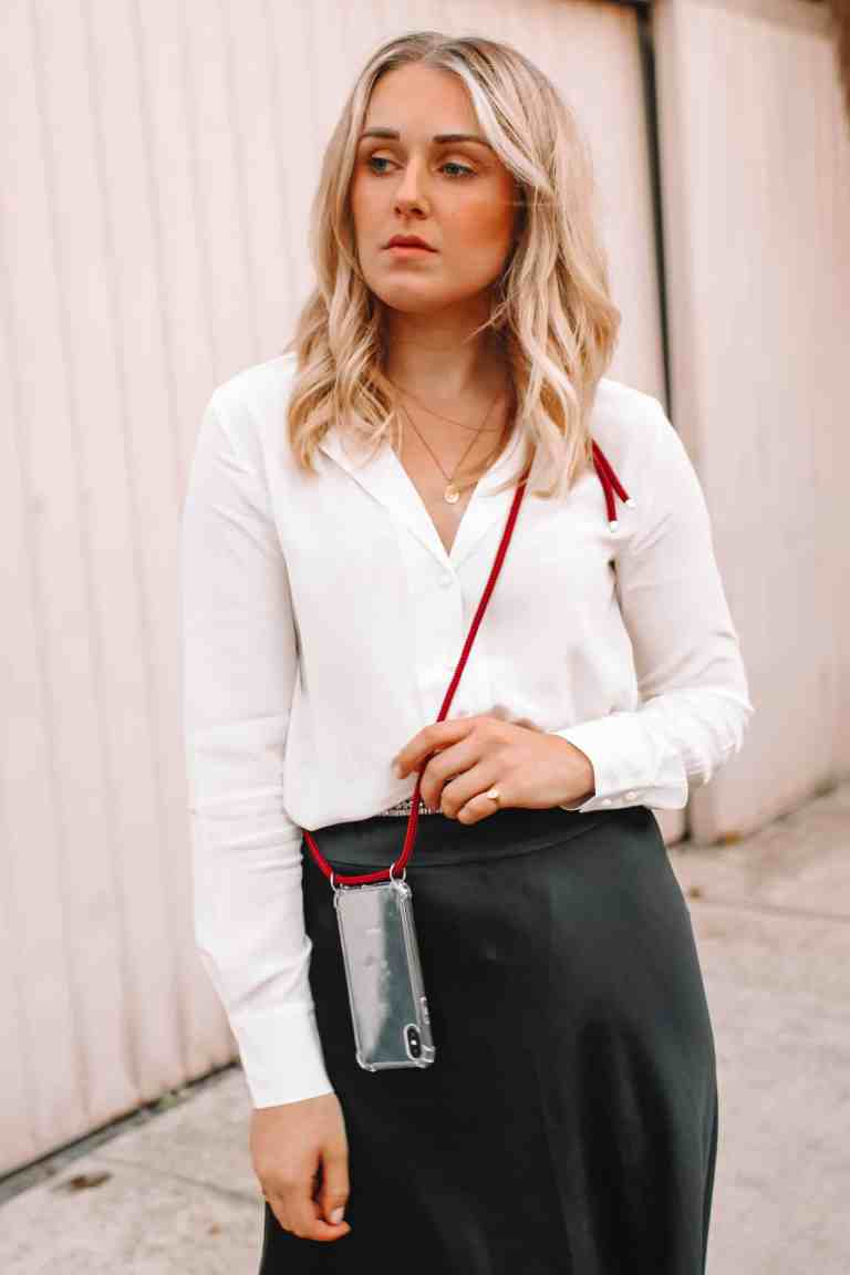 Phone necklace KoordMelbourne Maroon