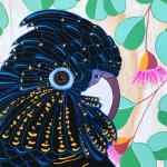 3869C9C1-8D7F-405D-B0AF-F982C49BF821 Australian Art Esmeralda the Black Cockatoo