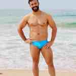 89A5B102-C54D-4C19-A0A0-A35F4F1E56C1 Men's Blue Moon Briefs Swimwear