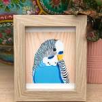 local art budgie bird art by hola by isabel local art budgie bird art by hola by isabel