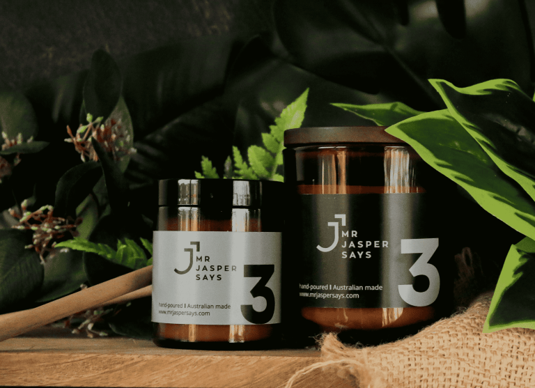 mr jasper says "#3" the nature lover kinda guy. candle