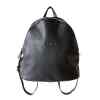 Hoopla Black Leather Backpack bag everyday bag Hoopla Black Leather Backpack bag everyday bag