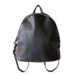 Hoopla Black Leather Backpack bag everyday bag
