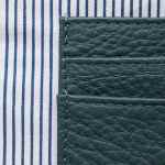 Hoopla Teal Leather Coin Purse - Compact and Stylish
