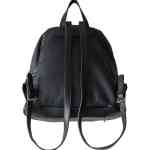 Hoopla Premium Black Leather Backpack