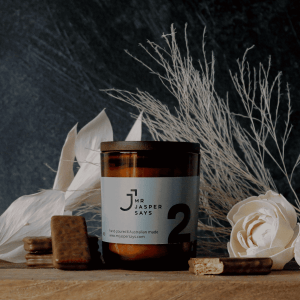 Mr Jasper Says "#2" The sweet kinda guy Candle.