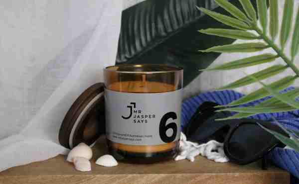 Mr Jasper Says "#6" The surfer kinda guy. Candle