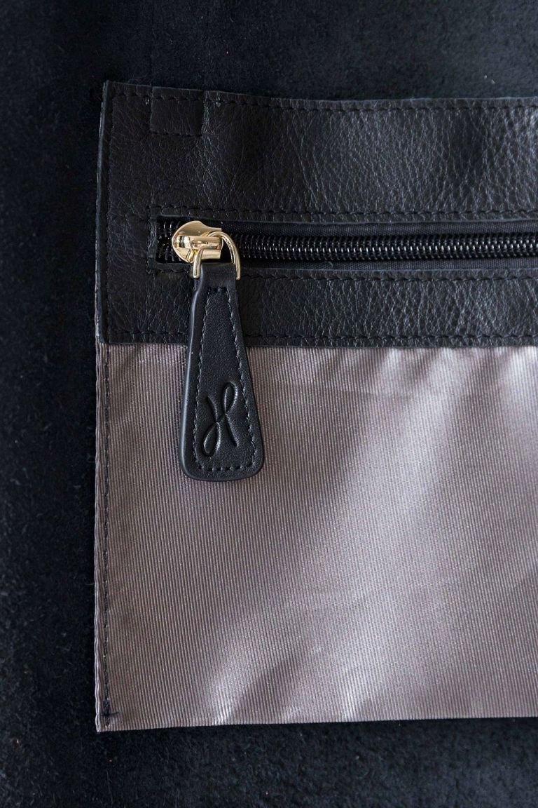 SZT_Black_detail_2021_LR-112DE_1024x1024@2x Hoopla Women's Sleek Black Leather Zip Tote