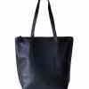 Hoopla Women's Small Black Zip Tote Bag Hoopla Women's Small Black Zip Tote Bag