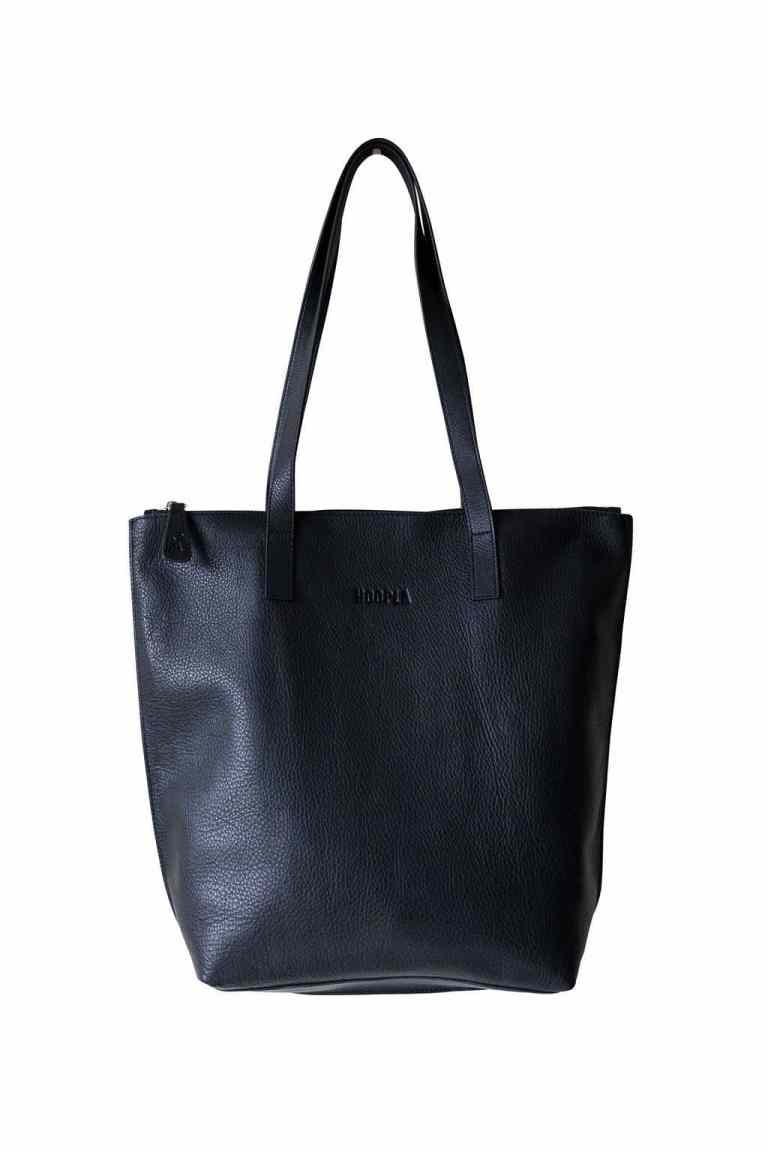 Hoopla Women's Small Black Zip Tote Bag Hoopla Women's Small Black Zip Tote Bag