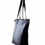 SZT_Black_side_2021_LR-111DE_1024x1024@2x Hoopla Women's Sleek Black Leather Zip Tote