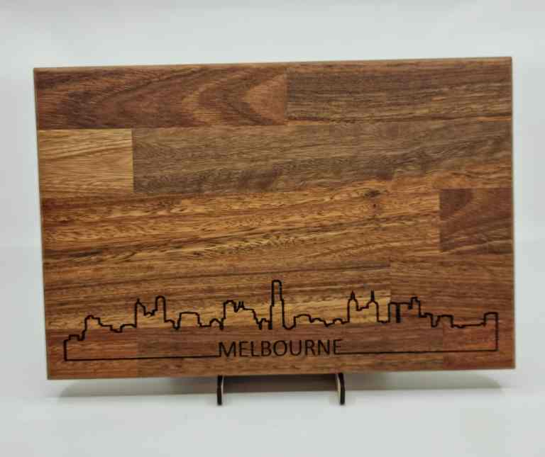 ironton cole melbourne skyline, australian made cheese board
