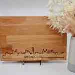 Ironton Cole Melbourne Skyline, Australian Made Cheese Board