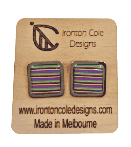 Ironton Cole Stripe Cufflinks online