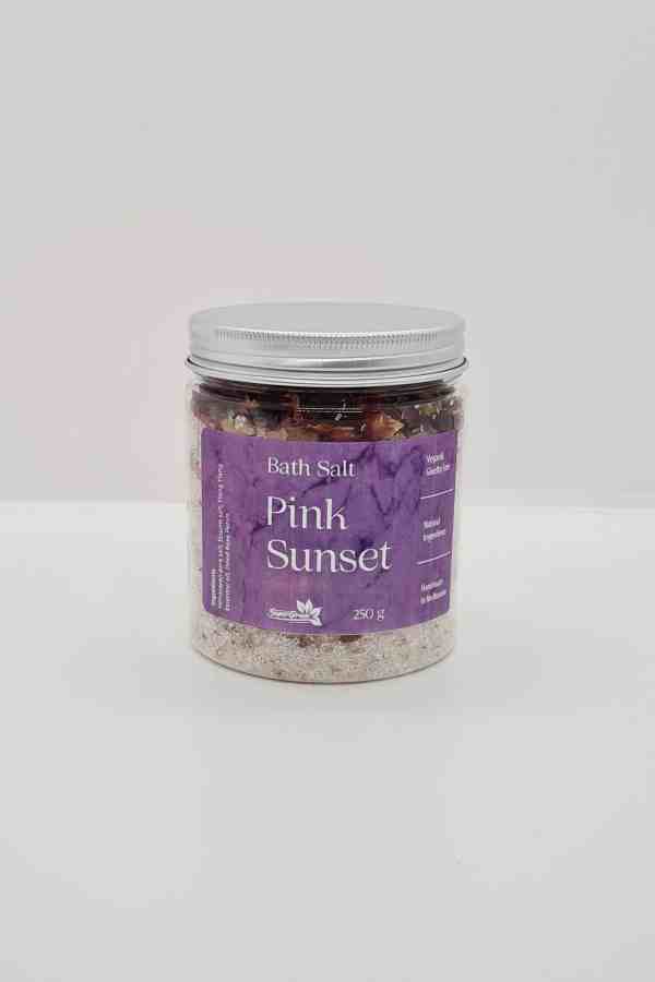 Pink Sunset Handmade bath soak