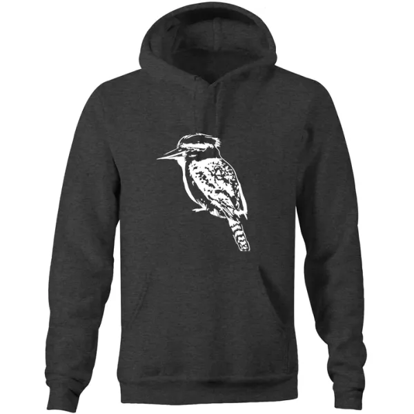 High Tees Kookaburra Hoodie winter hoodie australian Animal print High Tees Kookaburra Hoodie winter hoodie australian Animal print