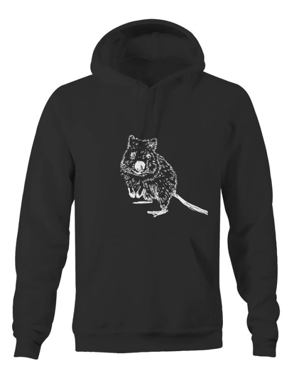 High Tees Quokka Unisex Hoodie Australian Animal print hoodie High Tees Quokka Unisex Hoodie Australian Animal print hoodie