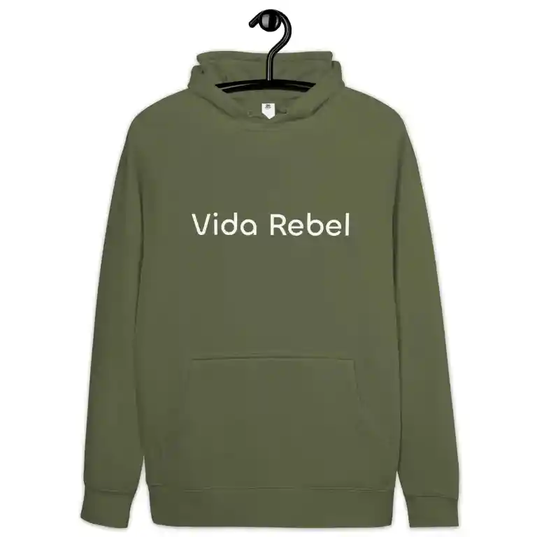 men's vida rebel kangaroo pocket hoodie