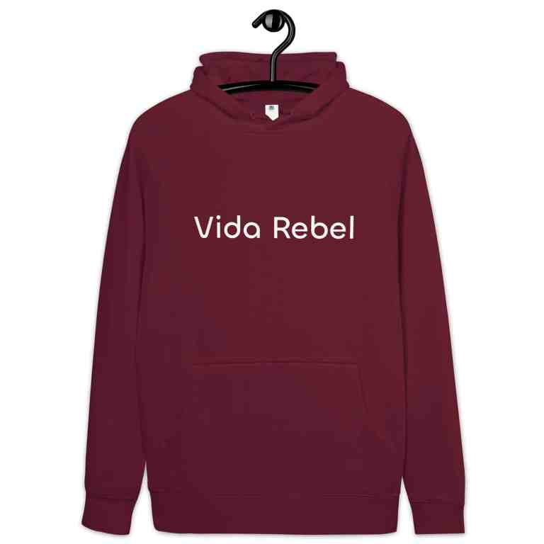 men's vida rebel kangaroo pocket hoodie