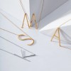 Letter Jewellery necklace Enion - Initial Letter Necklace Pendant