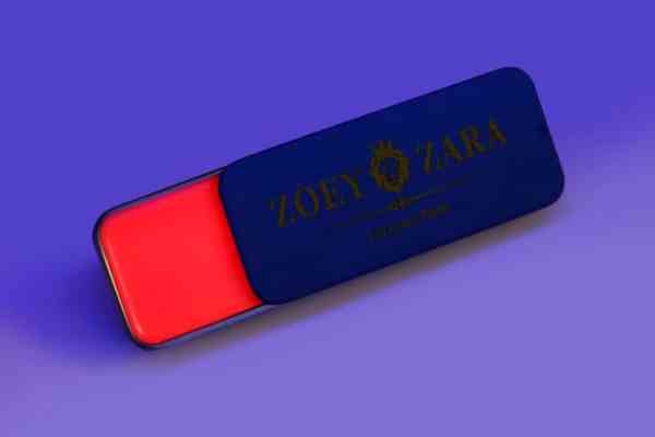 Strawberry+flouro_2 Xoe and the Fox Strawberry Margarita Lip Balm - UV Glow
