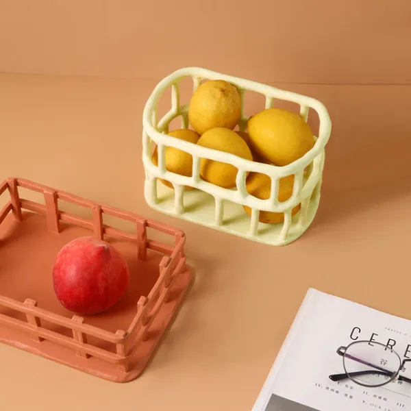 Lazzy House Resin Fruit Tray