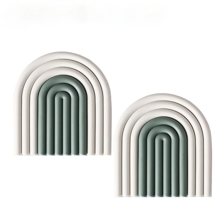 Modern Kitchen – Contemporary Arch Silicone Rainbow Coaster Modern Kitchen – Contemporary Arch Silicone Rainbow Coaster