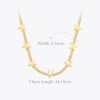 The Classic Snake Chain Stars Choker Necklace The Classic Snake Chain Stars Choker Necklace